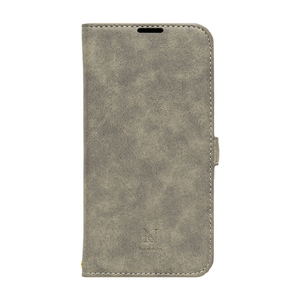 ＮＡＴＵＲＡＬ　ｄｅｓｉｇｎ iPhone 16用手帳型ケース STYLE NATURAL グレー IP24-61-VS01-イメージ1