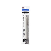 トンボ鉛筆 油性ボールペン モノグラフライト 0.38mm スモーキーホワイト FCV1866-FCF-111A