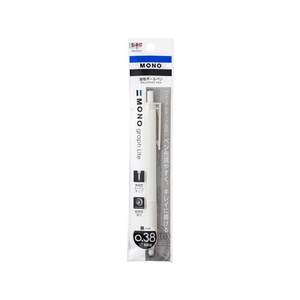 トンボ鉛筆 油性ボールペン モノグラフライト 0.38mm スモーキーホワイト FCV1866-FCF-111A-イメージ1