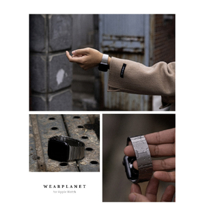 WEARPLANET Apple Watch 49/46/45/44/42mm用プレミアムメタルバンド シルバー WP23135AW-イメージ16