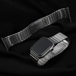 WEARPLANET Apple Watch 49/46/45/44/42mm用プレミアムメタルバンド シルバー WP23135AW-イメージ3