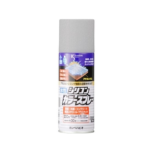カンペハピオ 水性シリコンカラースプレー シルバー 300ml FCB307M-イメージ1