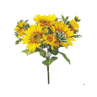 東京堂 FC997RC-FM000358 造花 フレッシュサンフラワーブッシュ YELLOW