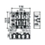 日動電工 配ボックス台付型(2個用)[B] 2個用11436101硬質塩化ビニール FC891GA-4437349-イメージ2