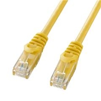 サンワサプライ カテゴリ6UTPLANケーブル(3m) イエロー LA-Y6-03Y
