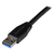 シネックスジャパン USB 3.0 アクティブリピーターケーブル 10m Type-A(オス) - Type-B(オス) StarTech.com ブラック USB3SAB10M-イメージ3