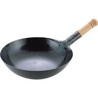 山田工業所 山田/鉄打出 木柄北京鍋 39cm FCK8388-029003006