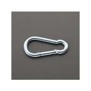 エスコ スナップフック 鉄亜鉛メッキ 6.0×60.0mm FCY8370-EA638JP-143-イメージ1