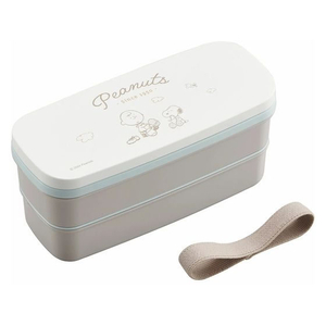 ＯＳＫ（オーエスケー） PEANUTS ランチボックス 二段 仕切付 640mL FCE119J-PW-28K-イメージ1