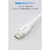 エレコム ふわっとマシュマロケーブル(USB Type-C(TM) - USB Type-C/60W) ホワイト MPA-CCFS10WH-イメージ7