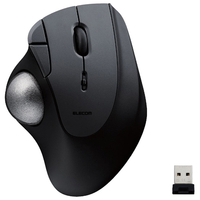 エレコム 2．4GHz無線トラックボール IST 5ボタン ベアリングモデル ブラック M-IT11DRBK