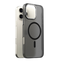 araree iPhone 16 Pro Max用AERO FRAME MagSafe対応ケース クリアブラック AR27136I16PM