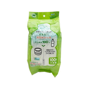 ボンスター販売 水切りストッキング 再生PET 浅型排水口用 100枚入 FC892PU-RM-348-イメージ1