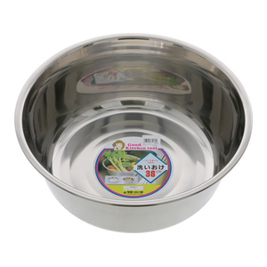 TAKAGI 18-8 ステンレス洗い桶 36cm 11L FCJ282W-4907052841895-イメージ1