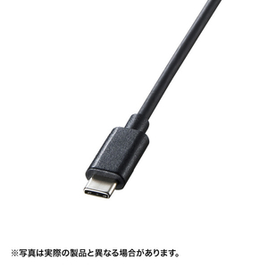 サンワサプライ USB Type C-DisplayPort変換アダプタ ブラック AD-ALCDP01-イメージ2