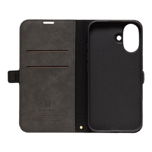ＮＡＴＵＲＡＬ　ｄｅｓｉｇｎ iPhone 16用手帳型ケース STYLE NATURAL ブラック IP24-61-VS03-イメージ3