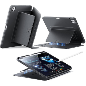 ESR Flip Magnetic Case (Pencil Holder), Compatible with iPad Pro 11 M5/M4 Black 1B21600102-イメージ1