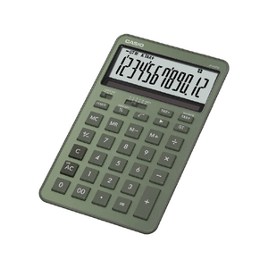 カシオ ジャスト型スタイリッシュ電卓 ミスティグリーン JF-M200-GN-N-イメージ1