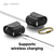 elago AirPods 3用リング付き本革ケース ブラック EL_AP3CSPULE_BK-イメージ6