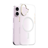 araree iPhone 16用AERO FRAME MagSafe対応ケース クリアマット AR27137I16