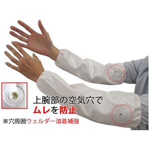 東和コーポレーション 腕カバー ウレタン腕カバー ホワイト FC036EV-1146070-イメージ2