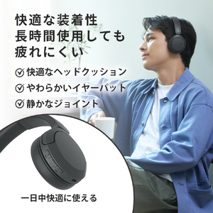 SONY ワイヤレスステレオヘッドセット コーラル WH-CH530 R-イメージ6