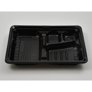 シーピー化成 弁当容器 CZ-221 BS黒 本体(N) 50枚 FCG333V-00297234-イメージ2