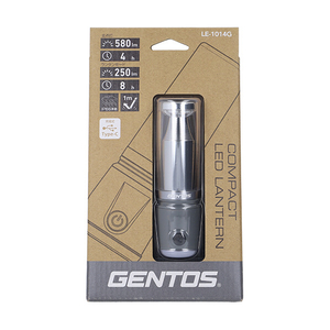 ジェントス コンパクトLEDランタン グレー LE-1014G-イメージ2