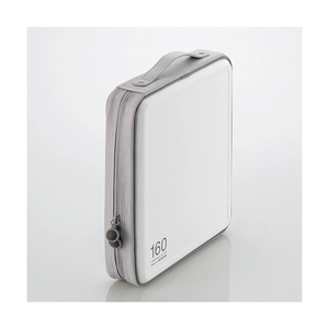 エレコム CD/DVDファスナーケース(160枚収納) ホワイト CCD-H160WH エレコム CD/DVDファスナーケース(160枚収納) ホワイト CCD-H160WH
