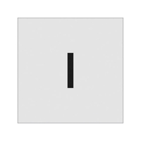 アイマーク ステンシル I 文字サイズ50×40mm FC204JF-8186061