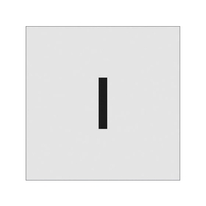 アイマーク ステンシル I 文字サイズ50×40mm FC204JF-8186061-イメージ1