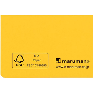 マルマン ウトカ リングノート 4mm方眼罫 A5 90枚 イエロー FC770PK-N460-04-イメージ8