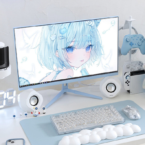 Pixio 23．8型ゲーミング液晶ディスプレイ パステルブルー PX248WAVEB-O-イメージ2