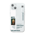 Dparks iPhone 14用ソフトクリアケース ゴッホ DS24138I14