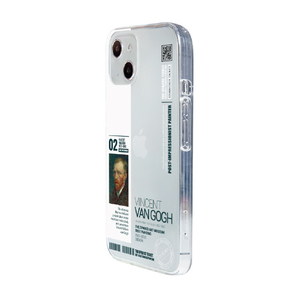 Dparks iPhone 14用ソフトクリアケース ゴッホ DS24138I14-イメージ2