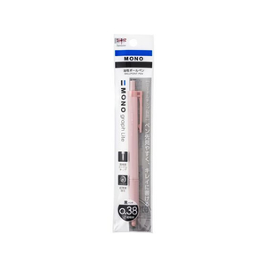 トンボ鉛筆 油性ボールペン モノグラフライト 0.38mm スモーキーピンク FCV1869-FCF-111D-イメージ1
