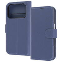 レイ・アウト iPhone 17 Pro用手帳型レザーケース シンプル マグネット / ダークネイビー RT-P53ELC1/DN