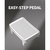 PETKIT 砂取りステップ EASY-STEP PEDAL ホワイト P9225ｽﾅﾄﾘｽﾃﾂﾌﾟ-イメージ1