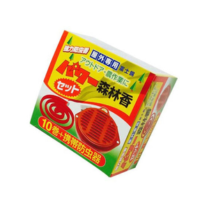 児玉兄弟商会 パワー森林香10巻 携帯防虫器セット FCG179X-イメージ1