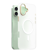 araree iPhone 16用Plus AERO FRAME MagSafe対応ケース クリアマット AR27138I16PL