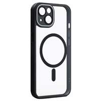 miak iPhone 13用レンズガード一体型MagSafe対応クリアケース ブラック MA52138I13