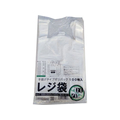 紺屋商事 レジ袋乳白東60西50号 100枚 FCE154U-00722160