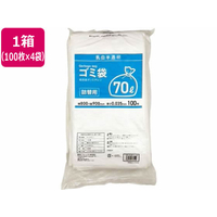 Forestway 詰替用ゴミ袋 乳白半透明 70L 100枚×4袋 1箱(4袋) F870042-FRW669146