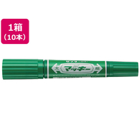 ゼブラ ハイマッキー 太字／細字 緑 10本 FC264NT-MO-150-MC-G
