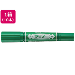 ゼブラ FC264NT-MO-150-MC-G ハイマッキー 太字／細字 緑 10本