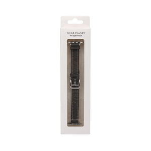 WEARPLANET Apple Watch 49/46/45/44/42mm用Slim Line クラシック本革バンド ミッドナイトブラック WP23139AW-イメージ15