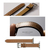 WEARPLANET Apple Watch 49/46/45/44/42mm用Slim Line クラシック本革バンド ミッドナイトブラック WP23139AW-イメージ7