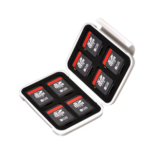 ハクバ SD/MicroSDカード用ポータブルメディアケース W ホワイト DMC-20WSDWT-イメージ2