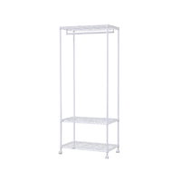 アイリスオーヤマ カラーメタルラック ワードローブ ホワイト CMW75183ﾎﾜｲﾄ