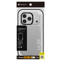 トリニティ iPhone 18 Pro用 / 17 Pro用 [Deferim] 耐衝撃フレーム内蔵 TPUケース クリア TR-IP26M3-DF-CL